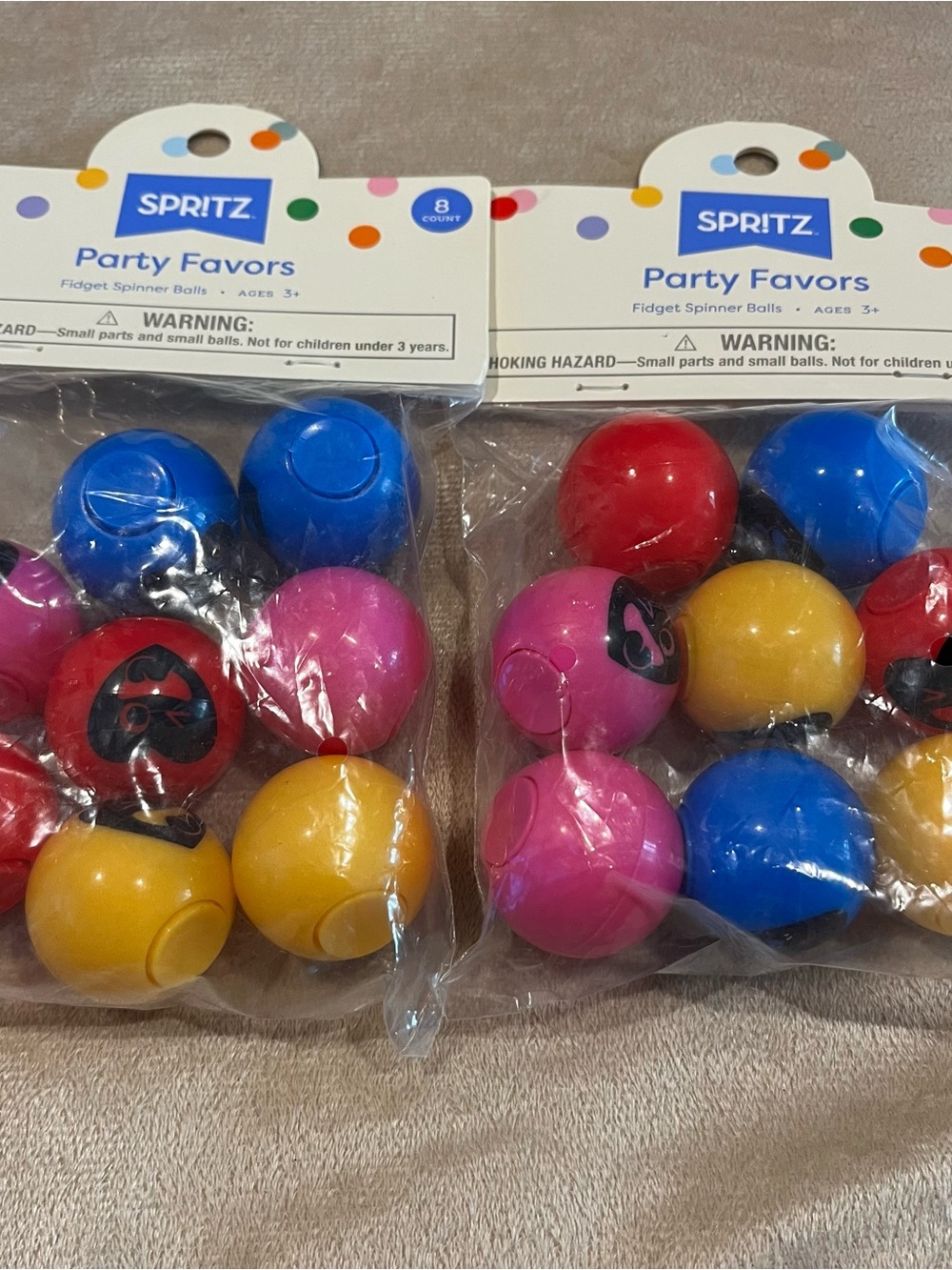 Spritz Fidget Spinner Balls Party Favors (2packs)